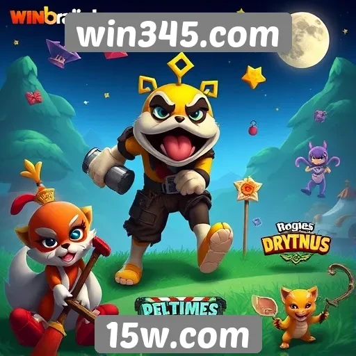 Variedade de jogos disponíveis em win345.com